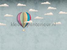 3d luchtballon fotobehang Livingwalls babykamer 