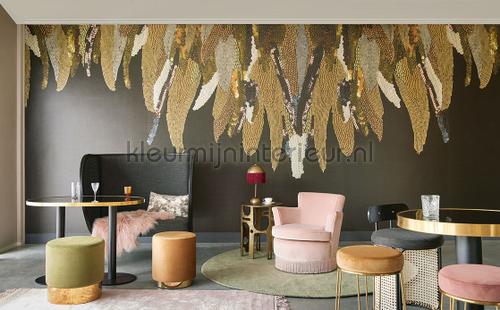 307411 special fancy feather wallcovering Museum Eijffinger