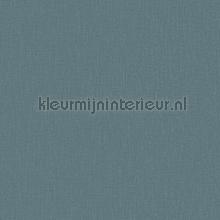 Uni structuur donker-turkoise papel pintado Hookedonwalls rayas 