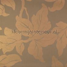 Tak met blad met soft metallic touch tapeten Atlas Wallcoverings uni farben 