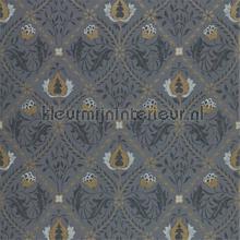 Pure trellis Black ink behang Morris and Co North Wallpapers 216527