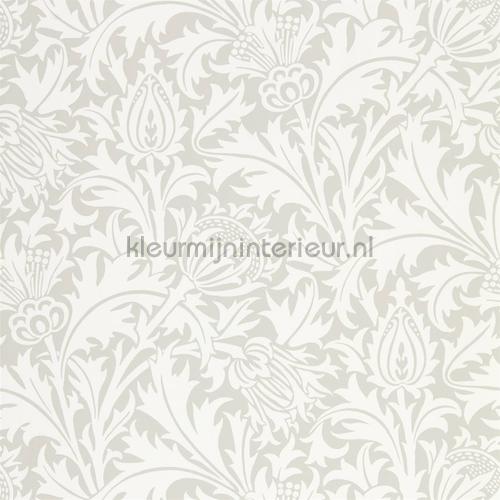 Pure thistle pebble wallcovering 216551 leaves Morris and Co