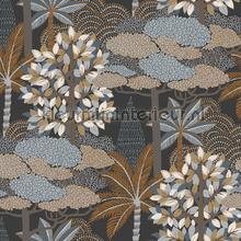 Marakanda noir cuivre papel de parede Casamance Nuit de orient 75380508