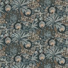 Persee noir cuivre papel de parede Casamance Nuit de orient 75391528