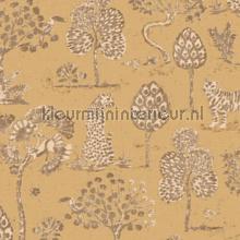 Panters en bomen wallcovering Eijffinger Oasis 317314