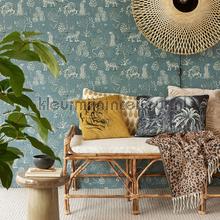 Panters en bomen wallcovering Eijffinger Oasis 317315