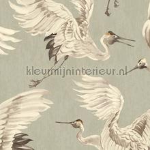 kraanvogels papel de parede Eijffinger Oasis 317353