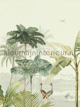 Palmen en kraanvogels fototapeten Eijffinger PiP studio wallpaper 