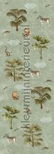 Quiet jungle green fotomurais Behang Expresse telhas 