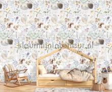 Sweet garden fotomurais Behang Expresse telhas 