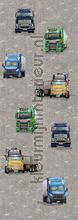 Truck life gray fotobehang Behang Expresse kinderkamer jongens 