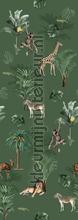 Jungle play green fotomurais Behang Expresse telhas 