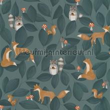 Woodland friends papel pintado Casadeco Wallpaper creations 