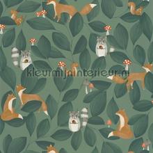 Woodland friends carta da parati Casadeco Wallpaper creations 