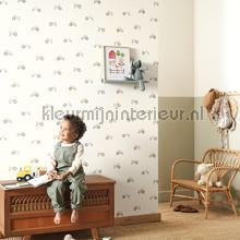 Vintage tractor behang Casadeco Baby Peuter 