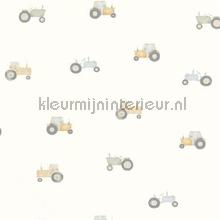 Vintage tractor behang Casadeco Baby Peuter 