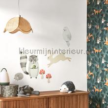 Animal forest stickerset interieurstickers Casadeco Baby Peuter 