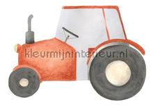 Red tractor sticker decoration stickers Casadeco teenager 