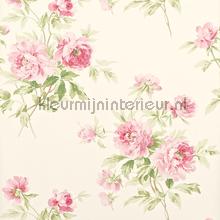 Adele Primrose Ivory carta da parati Sanderson Vintage Vecchia 