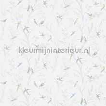Tuileries Silver Multi papel pintado Sanderson urbano 
