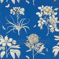 Etchings and roses French Blue tapet DOSW217053 blomster Motiver
