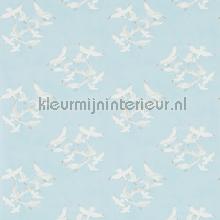 Seagulls Blue papel pintado Sanderson urbano 