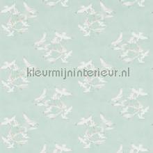 Seagulls Eau De Nil behang Sanderson romantisch 