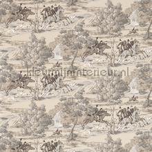 Tally ho Pearl Grey tapet Sanderson Vintage Gamle 