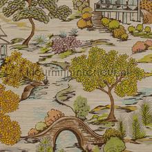 Gardens of okayama Blossom Garden wallcovering Arte Vintage- Old wallpaper 