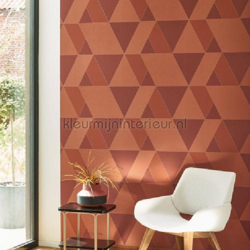 Tangram rouille tapet PERP86523519 Trendy Casadeco