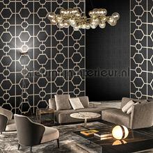 Hexagon on croco skin wallcovering Z80030 Graphic - Abstract Philipp Plein