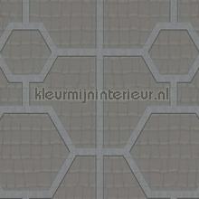 Hexagon on croco skin wallcovering Philipp Plein Vintage- Old wallpaper 