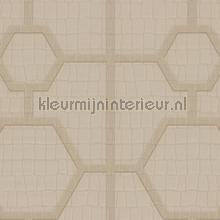 Hexagon on croco skin wallcovering Philipp Plein Vintage- Old wallpaper 