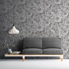 Graphic 3d flowers wallcovering AS Creation Vintage- Old wallpaper 