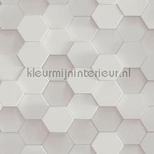 3d wall hexagons papel pintado 387231 PintWalls AS Creation