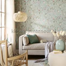 Tokyo blossom Jade groen tapet Eijffinger urban 