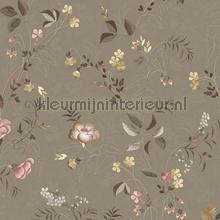 Tokyo blossom Khaki papel de parede Eijffinger urbana 