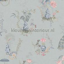 Chinese Porcelain Lichtblauw wallcovering Eijffinger Vintage- Old wallpaper 