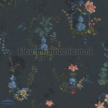 Chinese Porcelain Donkerblauw tapeten Eijffinger Trendy 