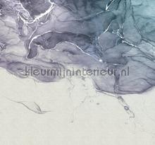 Ink blue fluid fotobehang Komar Modern Abstract 