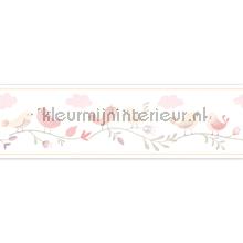 Frise rose papier peint Casadeco Wallpaper creations 
