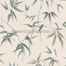 Luchtig bamboo blad wallcovering Emil and Hugo Vintage- Old wallpaper 