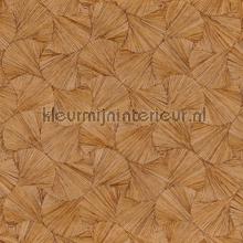 Lombok ocre behang Casamance uni kleuren 