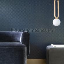 Wagara marine dore behang Casamance uni kleuren 