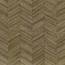 Ocotea kaki behang Casamance uni kleuren 