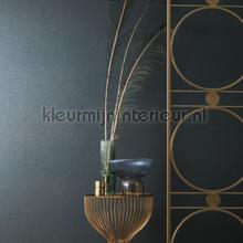 Octa bleudore behang Casamance uni kleuren 