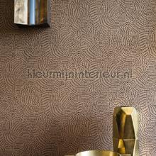 Passy dore noir wallcovering Casamance Vintage- Old wallpaper 