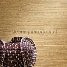 Zostera paille wallcovering Casamance Vintage- Old wallpaper 