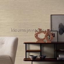 Tatami marron behang Casamance uni kleuren 
