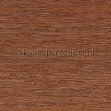 Tatami orange brule behang Casamance uni kleuren 
